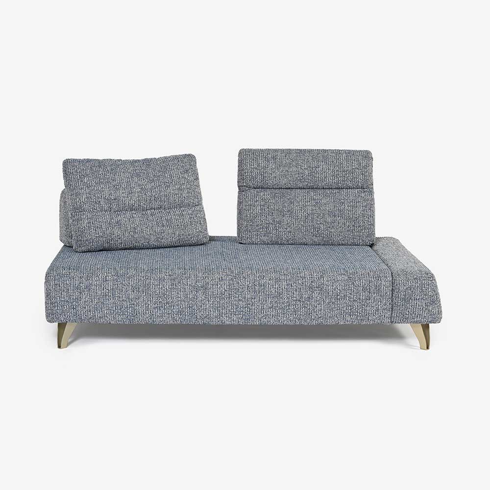 ソファ4点セット 「ミラージュNM」ソファベース向って右肘 カバーリング仕様 張地#布B MNR81 ブルー色 金属脚【受注生産品】【お手入れキットの特典付き】