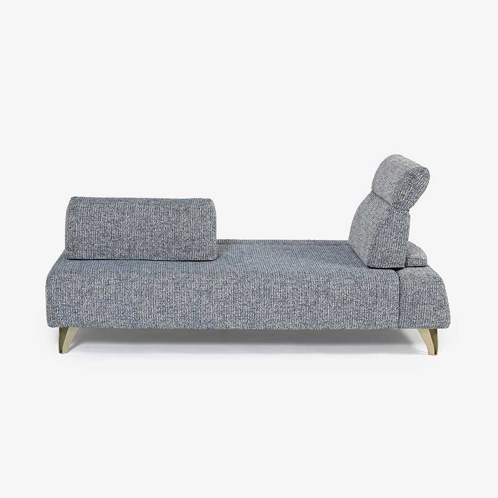 ソファ4点セット 「ミラージュNM」ソファベース向って右肘 カバーリング仕様 張地#布B MNR81 ブルー色 金属脚【受注生産品】【お手入れキットの特典付き】