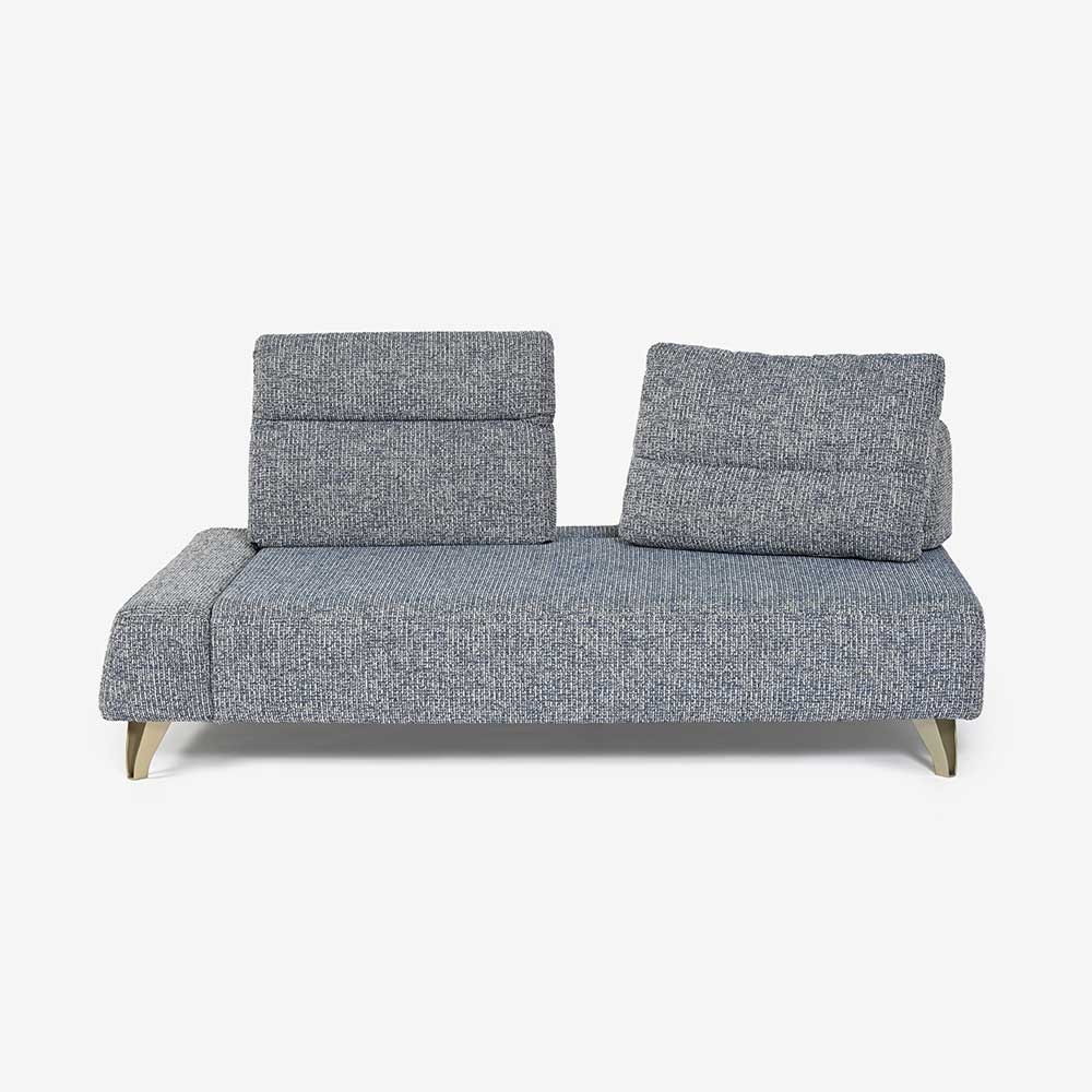 ソファ4点セット 「ミラージュNM」ソファベース向って左肘 カバーリング仕様 張地#布B MNR81 ブルー色 金属脚【受注生産品】【お手入れキットの特典付き】