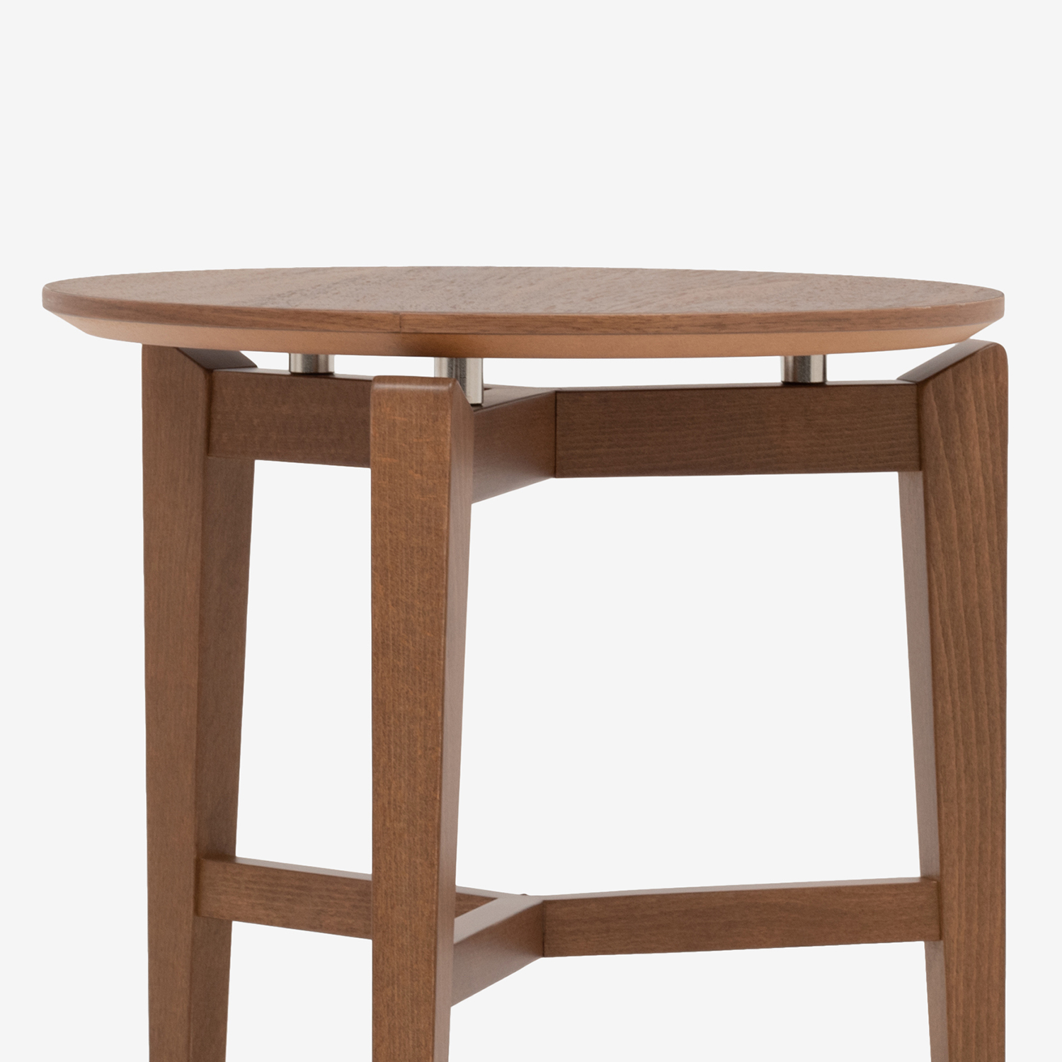 Calligaris（カリガリス）サイドテーブル 「シンボル CS5055-P」丸400 ウォールナット色