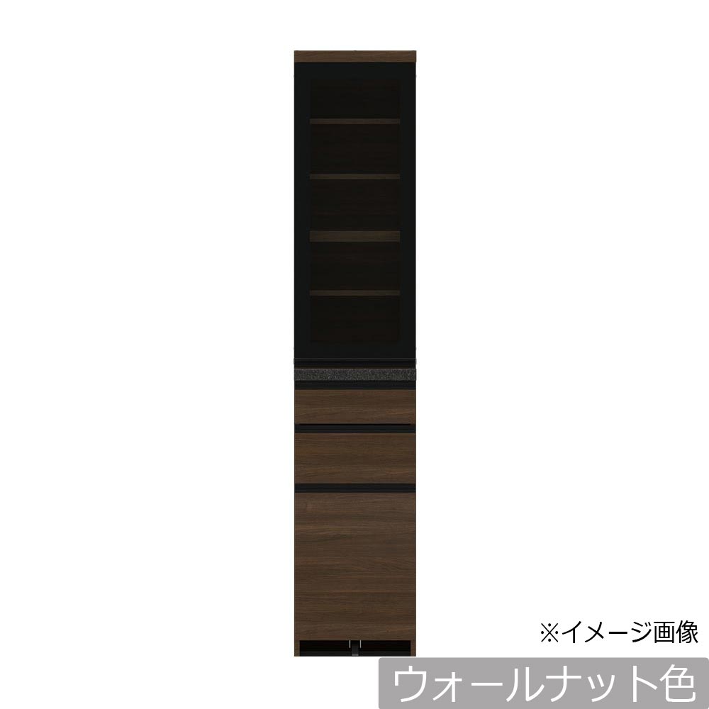 Pamouna（パモウナ）ダイニングボード「ECA-S400K」幅40cm 奥行44.5cm 高さ197.5cm 開き扉 全3色