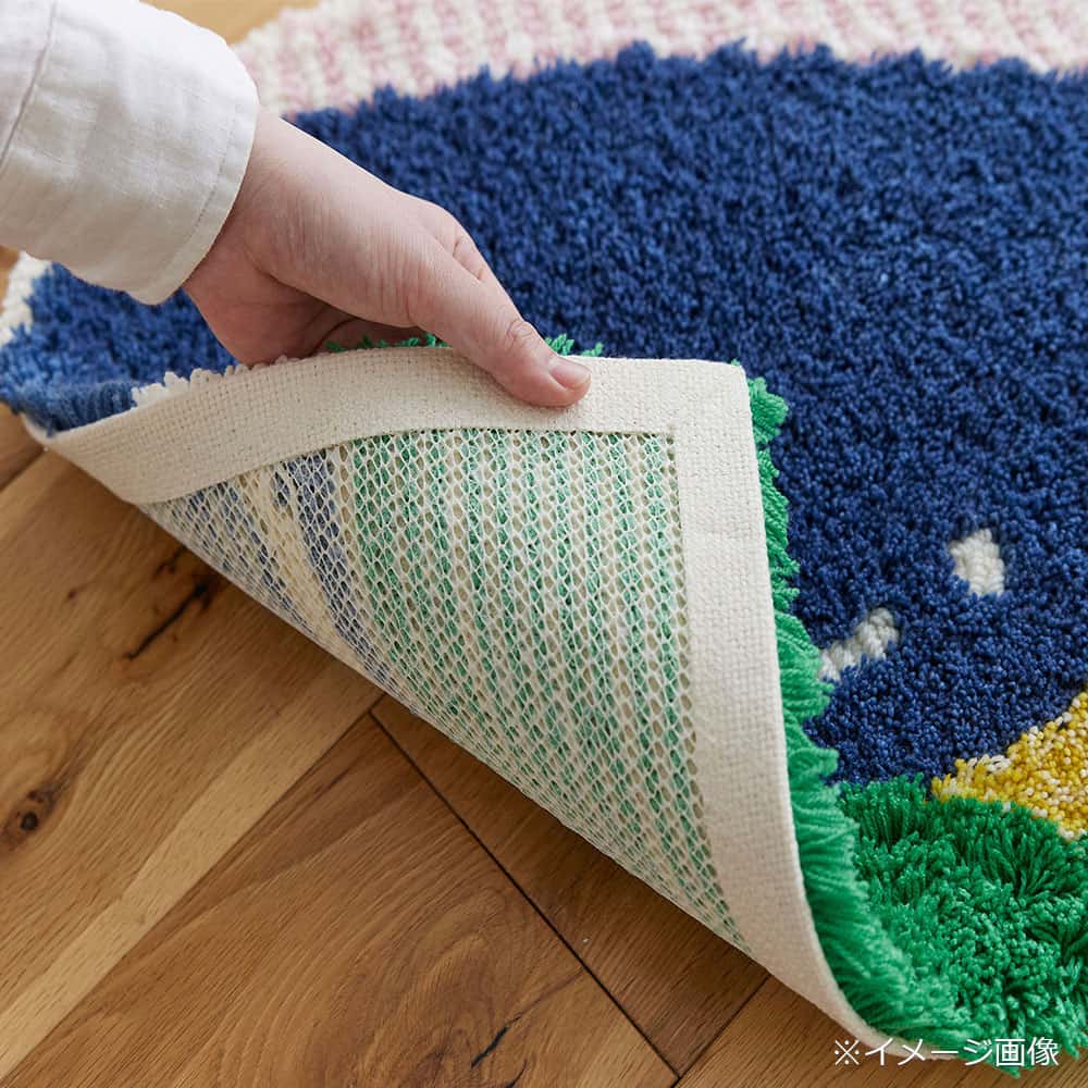 マット「クジラボヤージュ」 45ｘ75cm