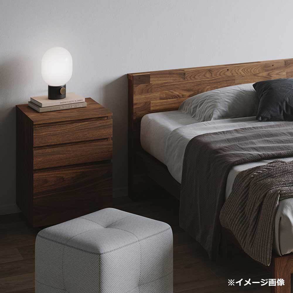 MASTERWAL（マスターウォール）デスクドロワーズ「VEGET ベジット VGDD-N-WN」幅43cm キャスター付 ウォールナット材 オイル仕上げ【受注生産品】