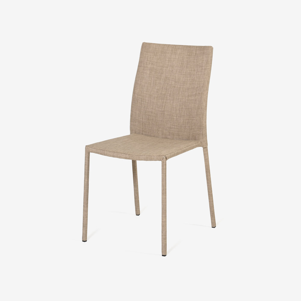 ligne roset（リーン・ロゼ）ダイニングチェア「ロゼスリム」布ベージュ【受注生産品】