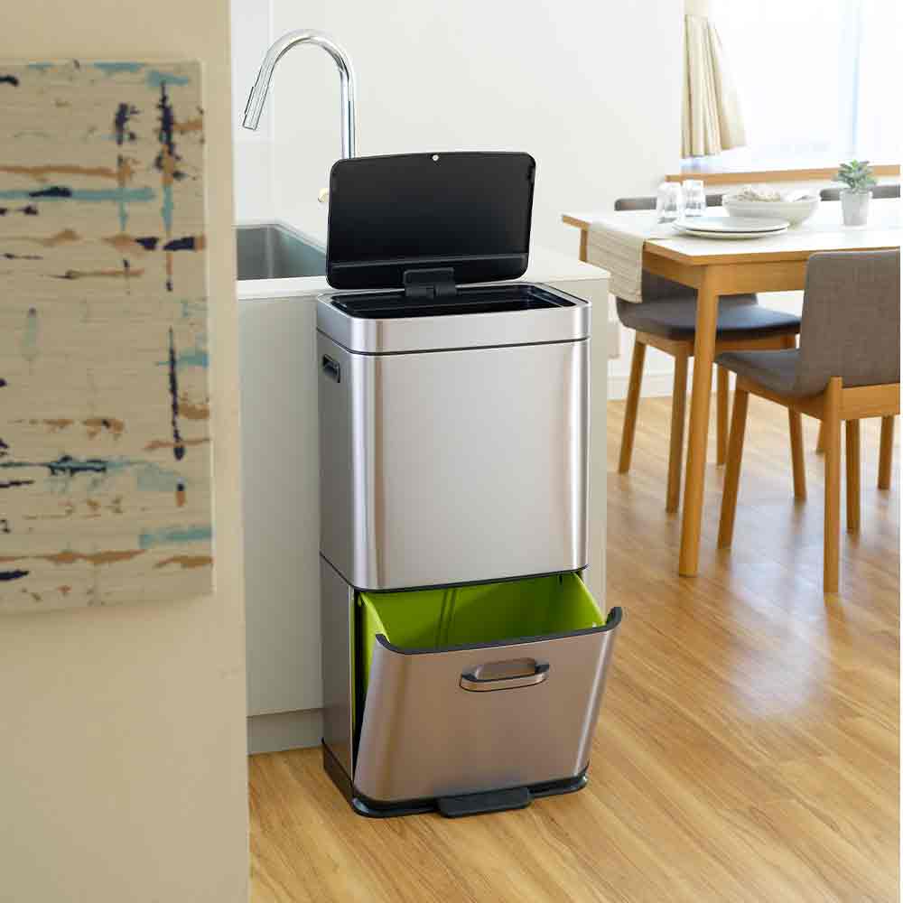 ダストボックス「ヒマラヤセンサービン」 上下二段式 35L+25L