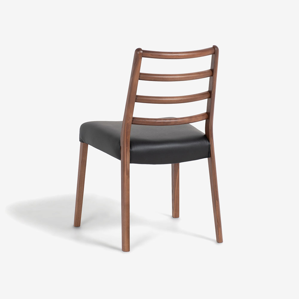 ダイニングセット「シネマ2」ウォールナット材 テーブル3サイズ 座面PVC2色