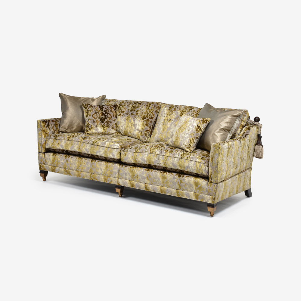 DURESTA（デュレスタ）ソファ「Trafalgar トラファルガー」幅223cm 布＃Imperial Gold【お手入れキットの特典付き】