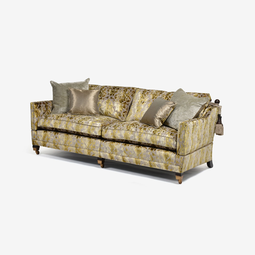 DURESTA（デュレスタ）ソファ「Trafalgar トラファルガー」幅223cm 布＃Imperial Gold【お手入れキットの特典付き】