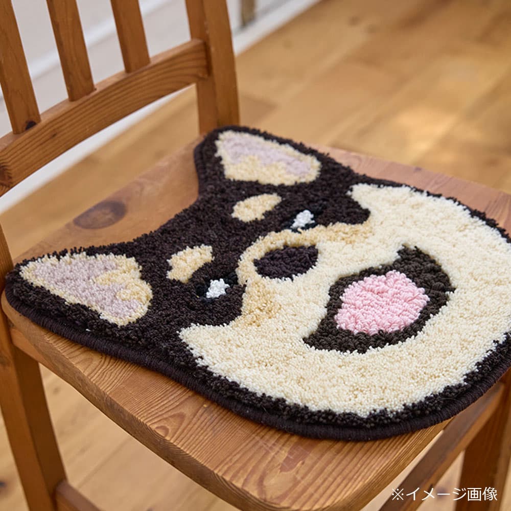 チェアパッド 「イヌカオ」シバイヌ 全2色