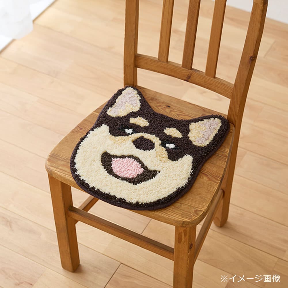 チェアパッド 「イヌカオ」シバイヌ 全2色