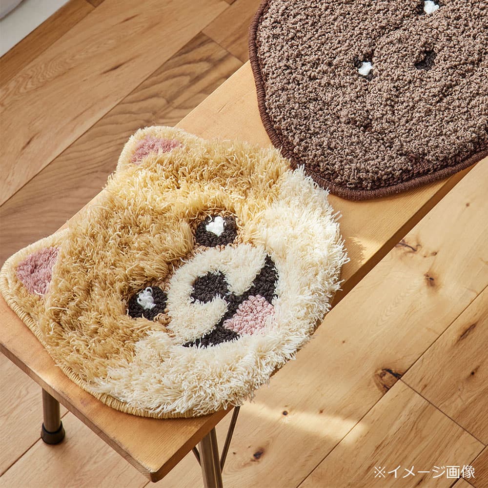 チェアパッド 「イヌカオ」＃53ポメ