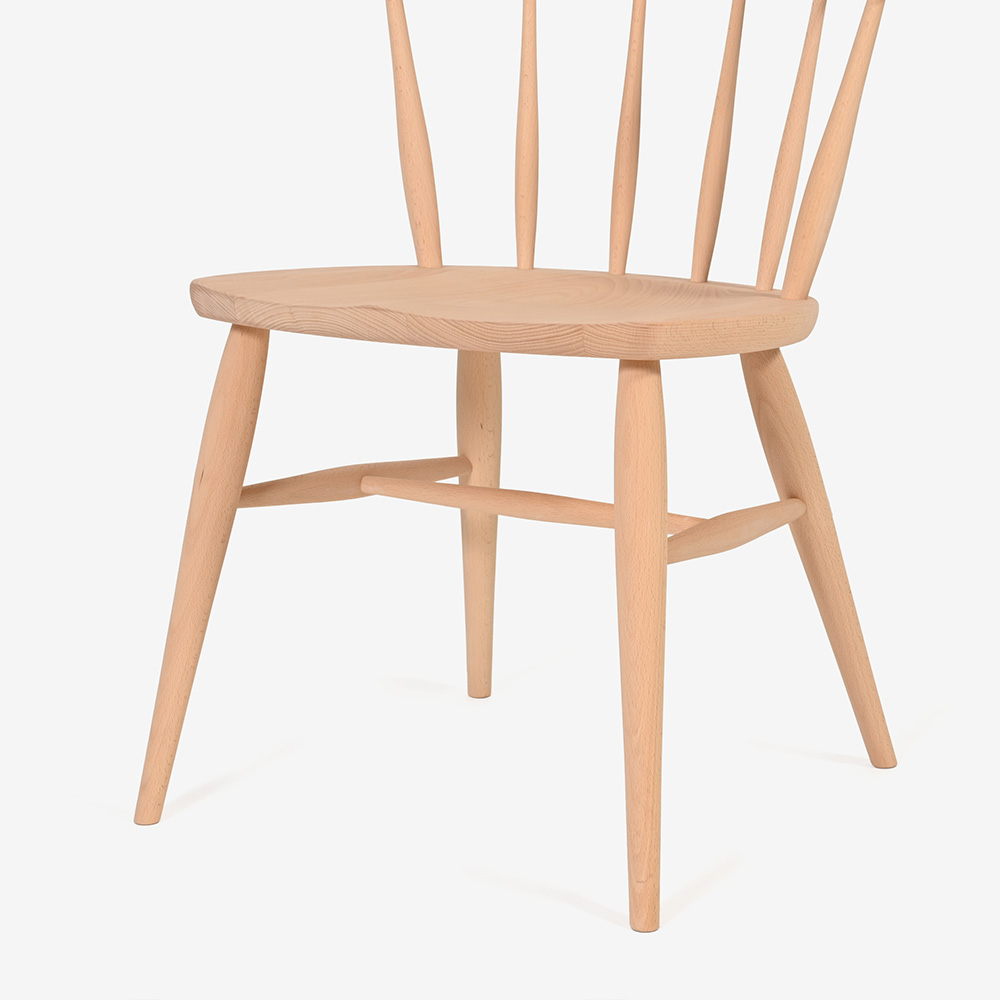 ダイニングチェア 「トリート SC6F」板座 ブナ材 NM色【受注生産品】