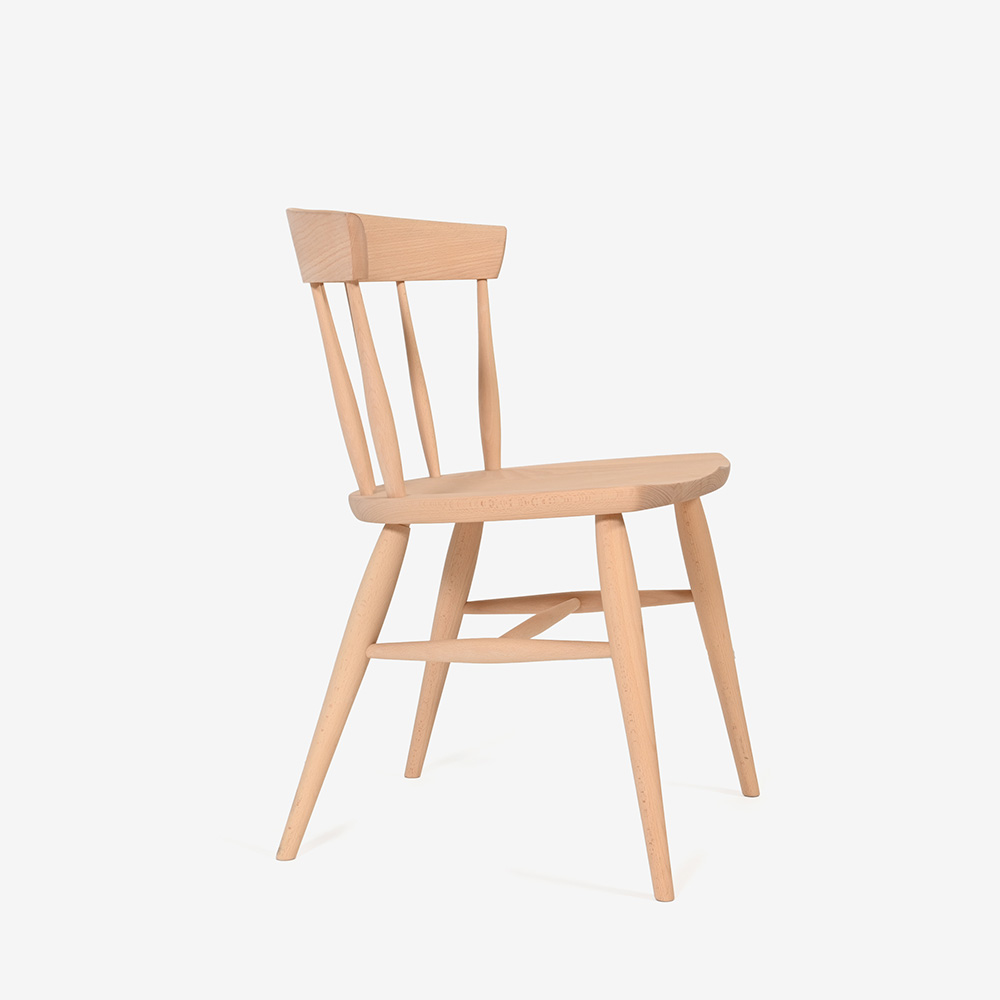 ダイニングセット「トリート」ブナ材 テーブル 天板NM色/脚BP色 ＋チェア NM色2脚 BP色2脚 全4サイズ【受注生産品】