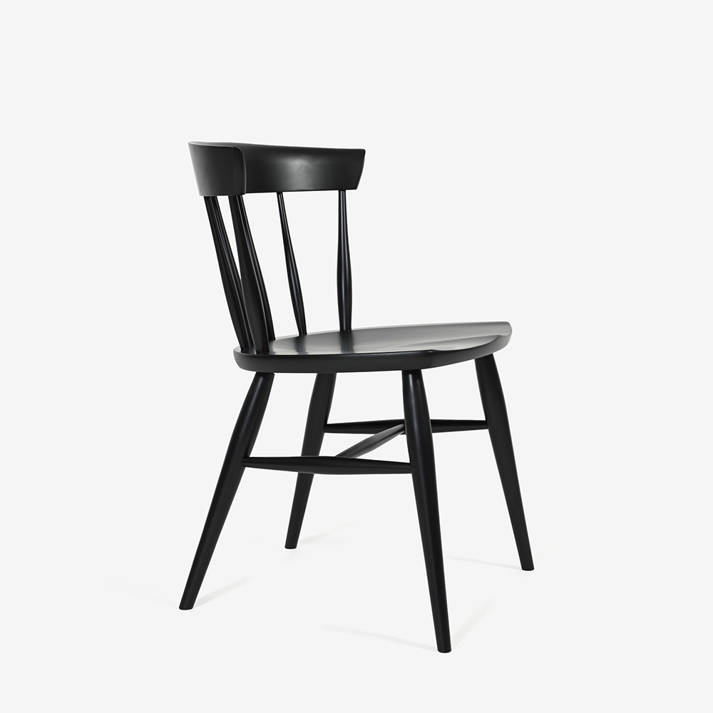 ダイニングセット「トリート」ブナ材 テーブル 天板NM色/脚BP色 ＋チェア NM色2脚 BP色2脚 全4サイズ【受注生産品】