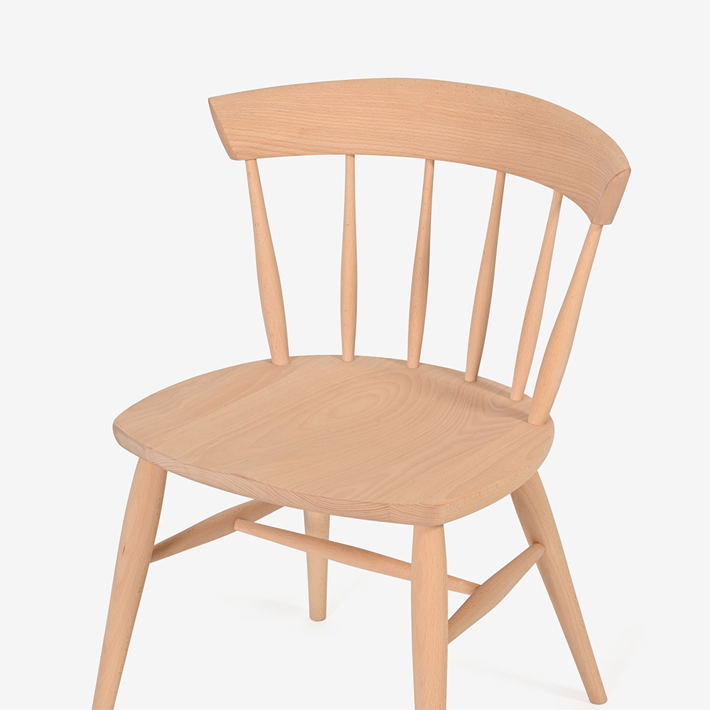 ダイニングセット「トリート」ブナ材 テーブル 天板NM色/脚BP色 ＋チェア NM色2脚 BP色2脚 全4サイズ【受注生産品】