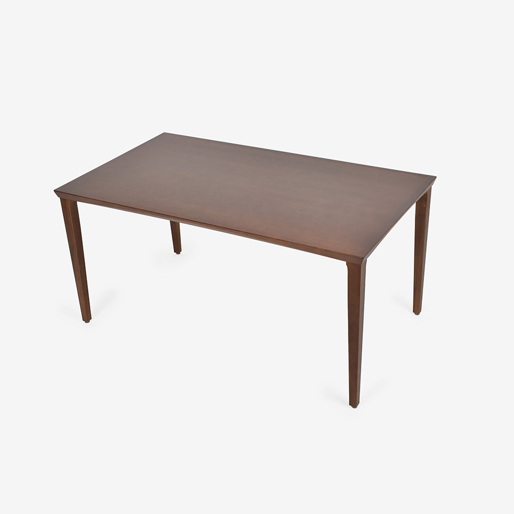 秋田木工 ダイニングテーブル「N-T005」ナラ材 BWN色 全3サイズ