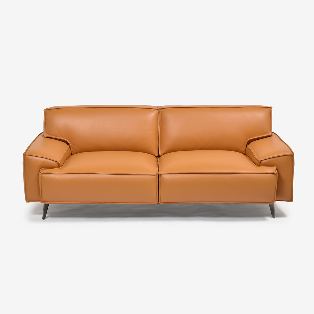 ソファ 3人掛け 「L/S 78（エルエス78）」幅202cm 革#J/S-335E ハニーイエロー色【セール対象品のため22%OFF】【お手入れキットの特典付き】