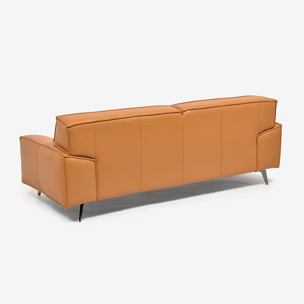 ソファ 3人掛け 「L/S 78（エルエス78）」幅202cm 革#J/S-335E ハニーイエロー色【セール対象品のため22%OFF】【お手入れキットの特典付き】