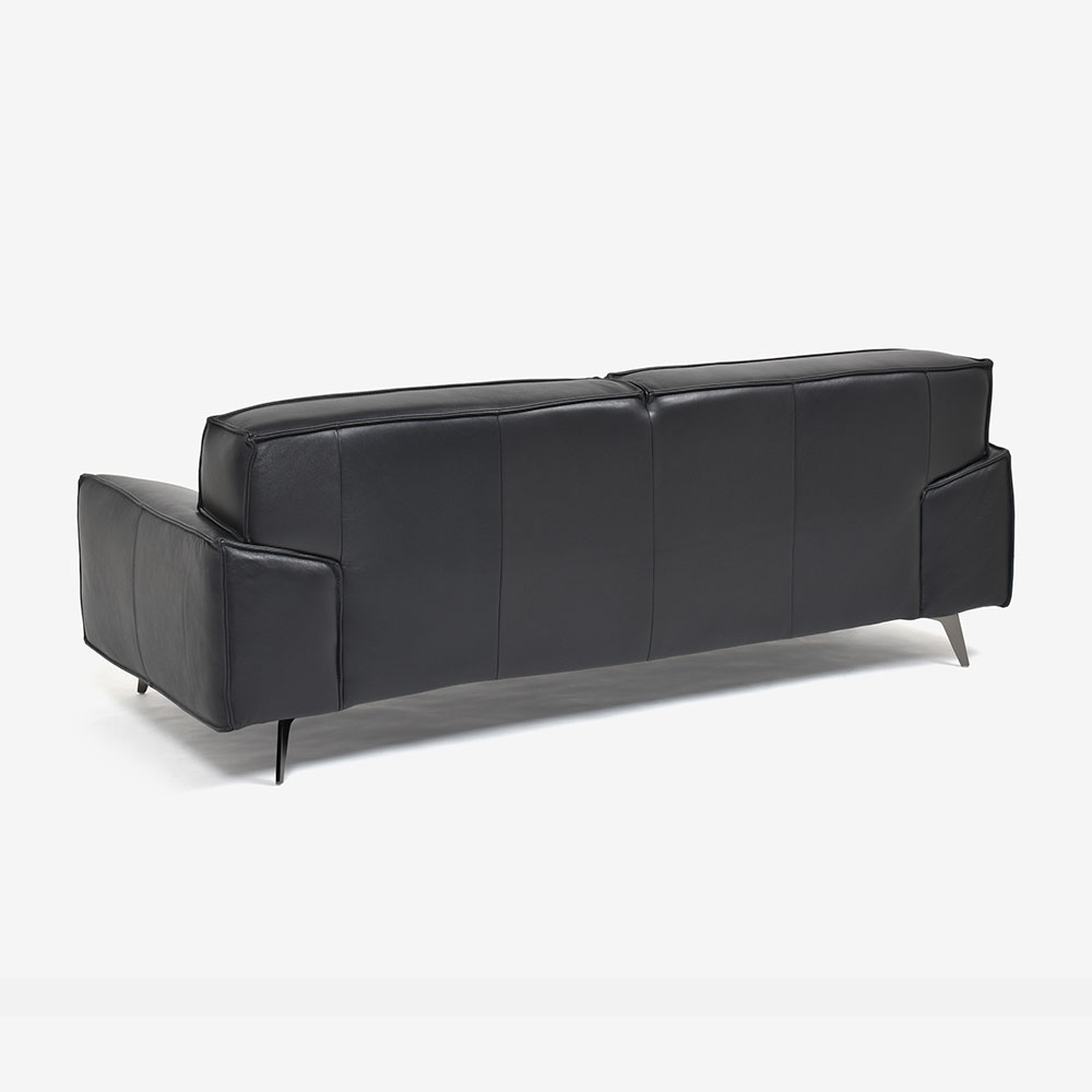 ソファ 3人掛け 「L/S 78（エルエス78）」幅202cm 革#J/S-180E スレートグレー色【セール対象品のため22%OFF】【お手入れキットの特典付き】