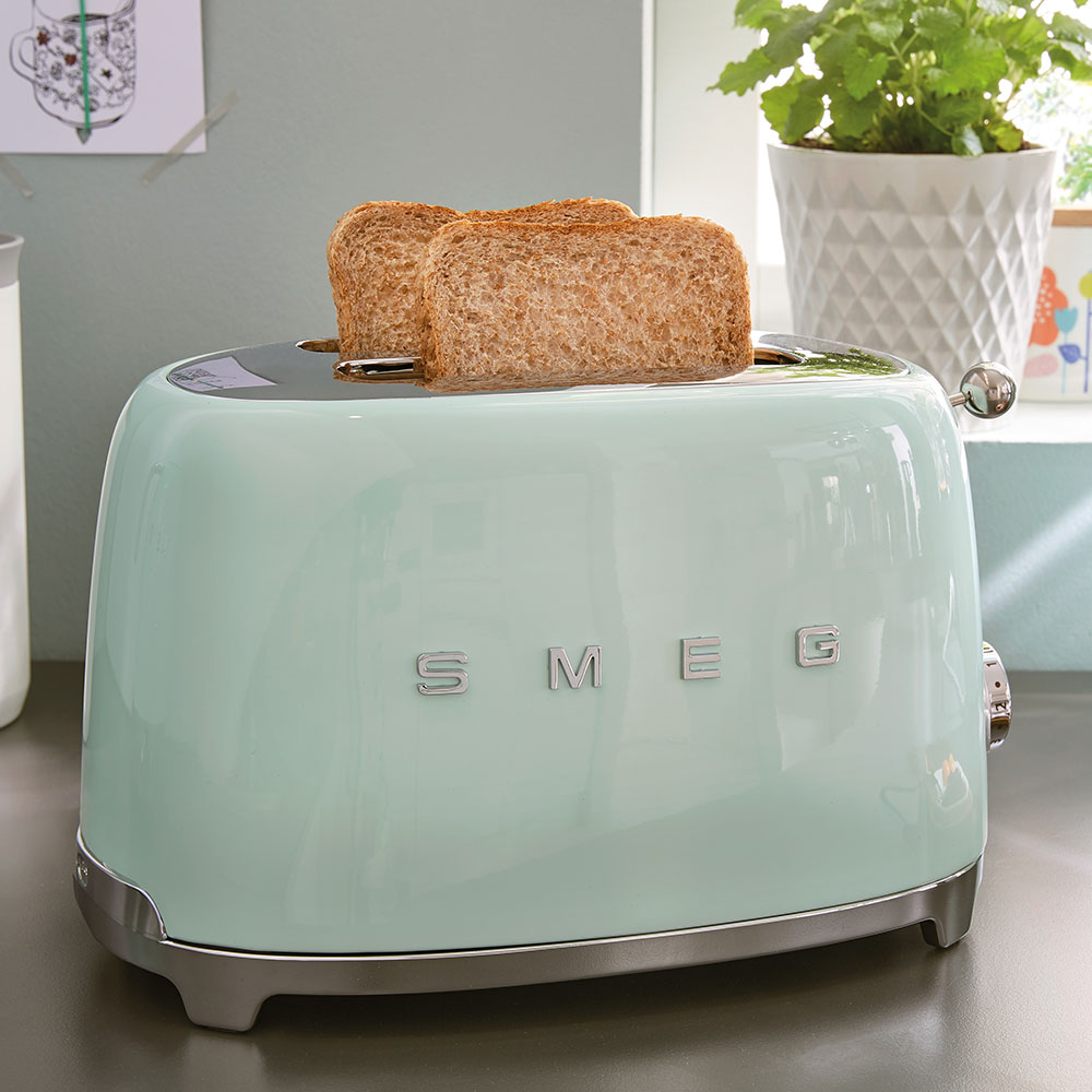 SMEG（スメッグ）ポップアップトースター TSF01PGJP パステルグリーン