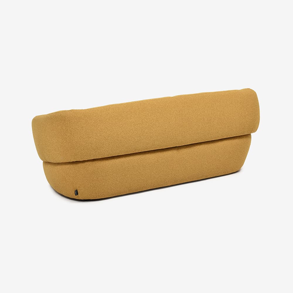 FaBBRica（ファブリカ）ソファ 2.5人掛け「FA-0695 メンフィス」幅184cm 布#FA-2 FAB-VIS-260 イエロー色【お手入れキットの特典付き】