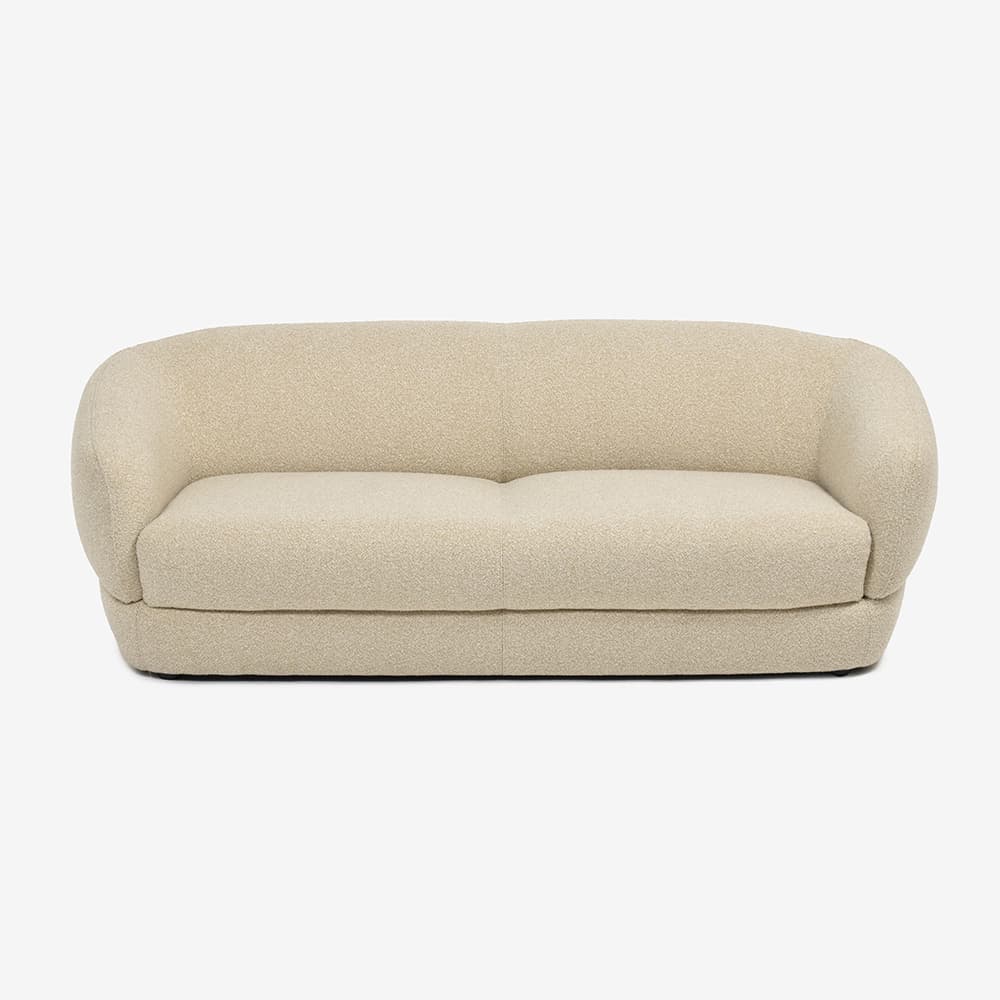 FaBBRica（ファブリカ）ソファ 3人掛け「FA-0695 メンフィス」幅204cm 布#FA-1 FAB-CLD-173 オート色【お手入れキットの特典付き】