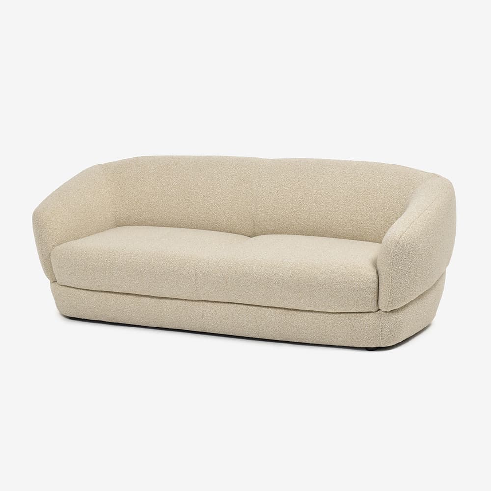 FaBBRica（ファブリカ）ソファ 3人掛け「FA-0695 メンフィス」幅204cm 布#FA-1 FAB-CLD-173 オート色【お手入れキットの特典付き】