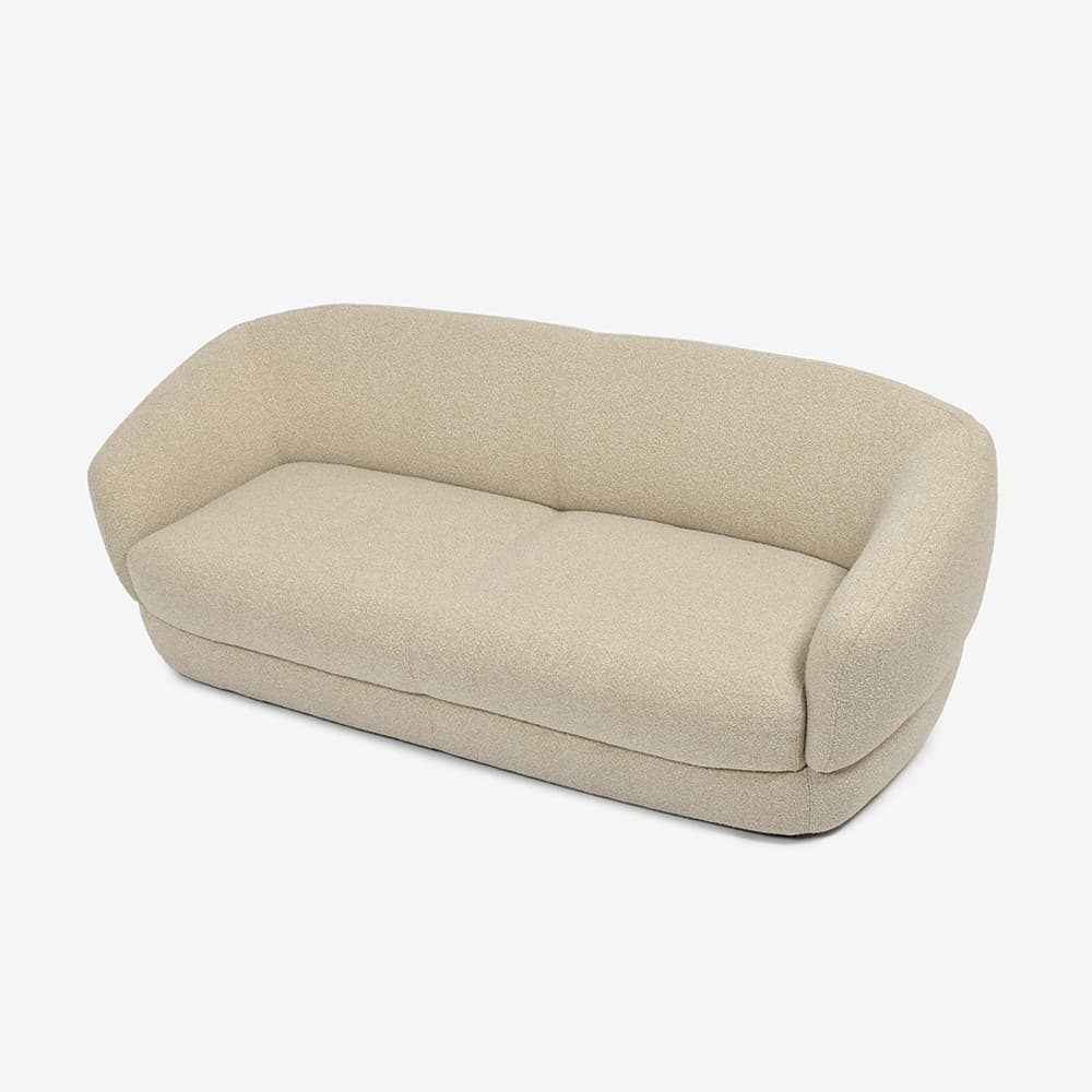 FaBBRica（ファブリカ）ソファ 3人掛け「FA-0695 メンフィス」幅204cm 布#FA-1 FAB-CLD-173 オート色【お手入れキットの特典付き】