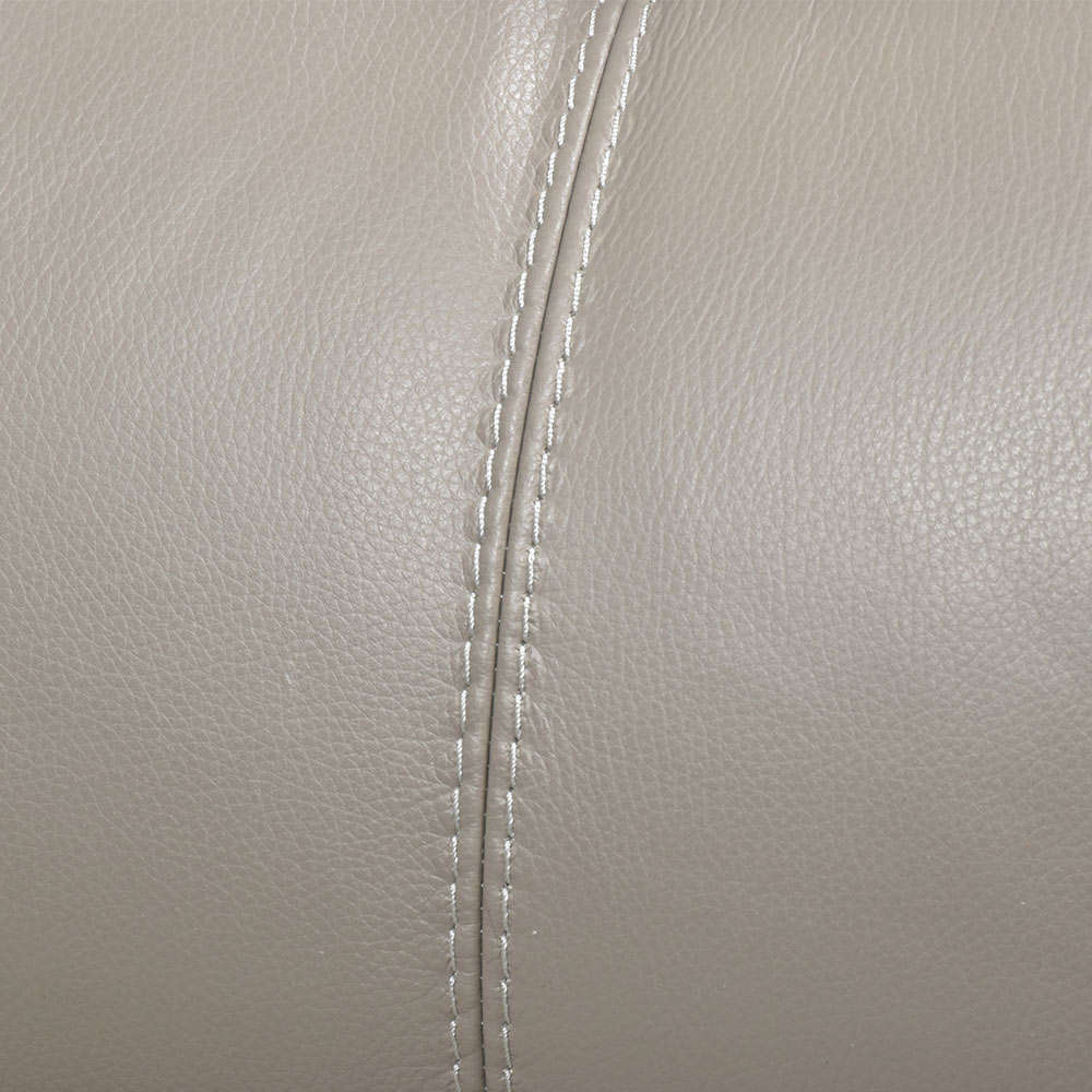 ソファ 3人掛け「ワルツ」幅206cm 半革#J-722A/PU トープ色【お手入れキットの特典付き】