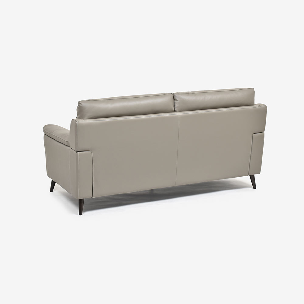 ソファ 2.5人掛け「ワルツ」幅194cm 半革#J-722A/PU トープ色【お手入れキットの特典付き】