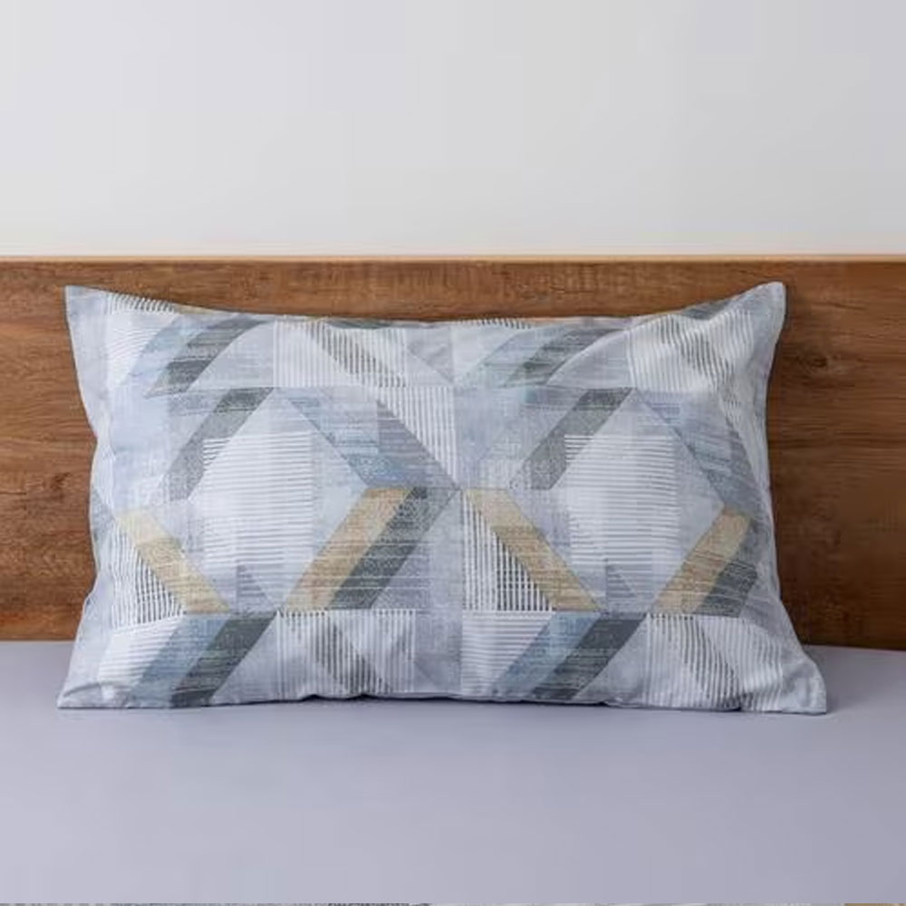 まくらカバー「ジオスタイル」ブルー色