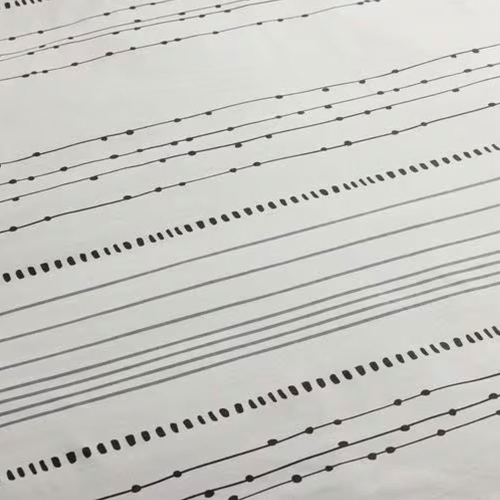 掛け布団カバー「ノマドボーダー」グレー色 全2サイズ