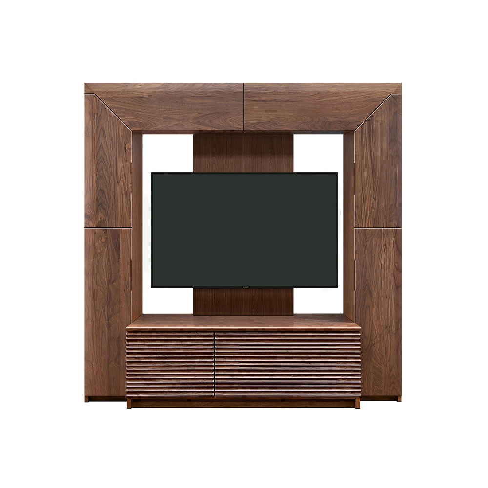 テレビボード「アクロス」ハイタイプ 幅170cm ウォールナット材