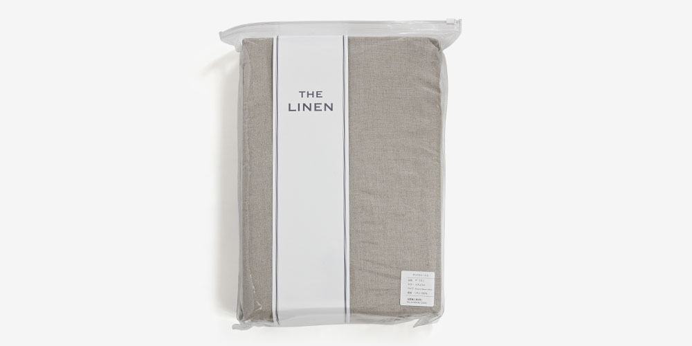ボックスシーツ「THE LINEN(ザ リネン)」のナチュラル