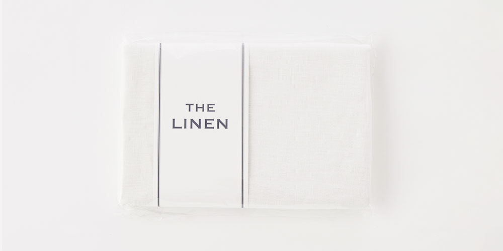 まくらカバー(封筒型)「THE LINEN(ザ リネン)」のホワイト