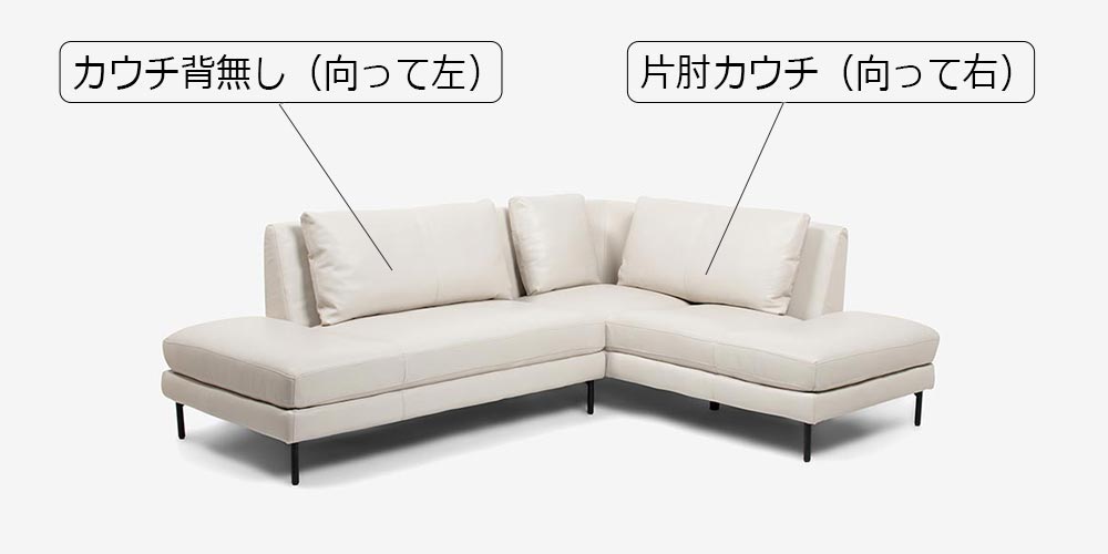 カウチソファ 2点セット「L/S 67 エルエススタイリッシュ」 メイン