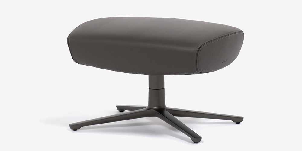 PoltronaFrau（ポルトローナ・フラウ）オットマン「ジェイラウンジ」革セピア色