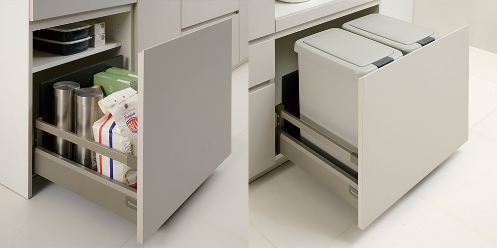 オプションダストボックスの設置イメージ