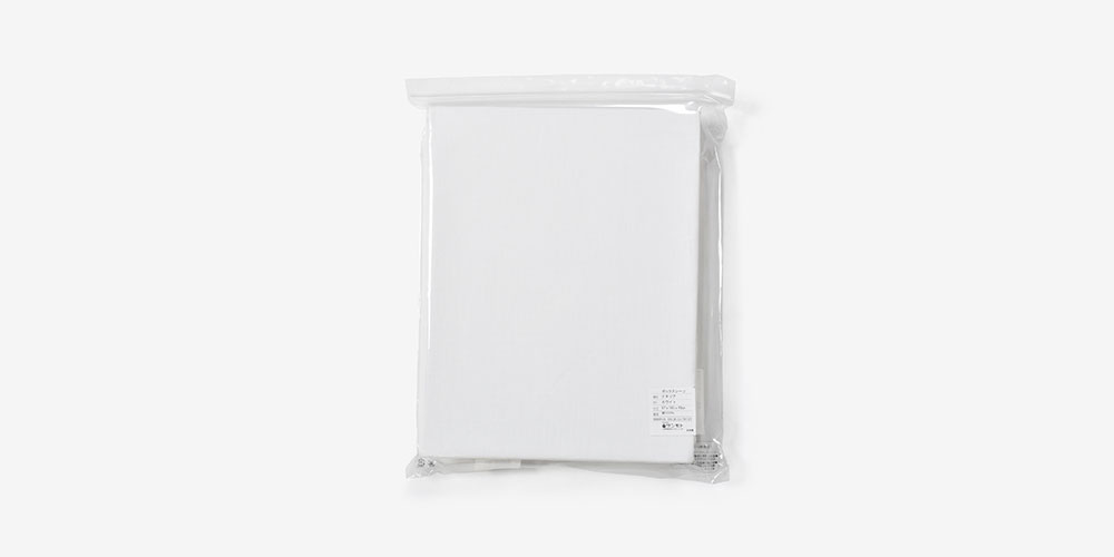 ナタリアBOXシーツホワイトのパッケージ