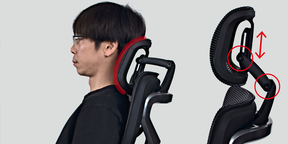 ヘッドレスト調節機能