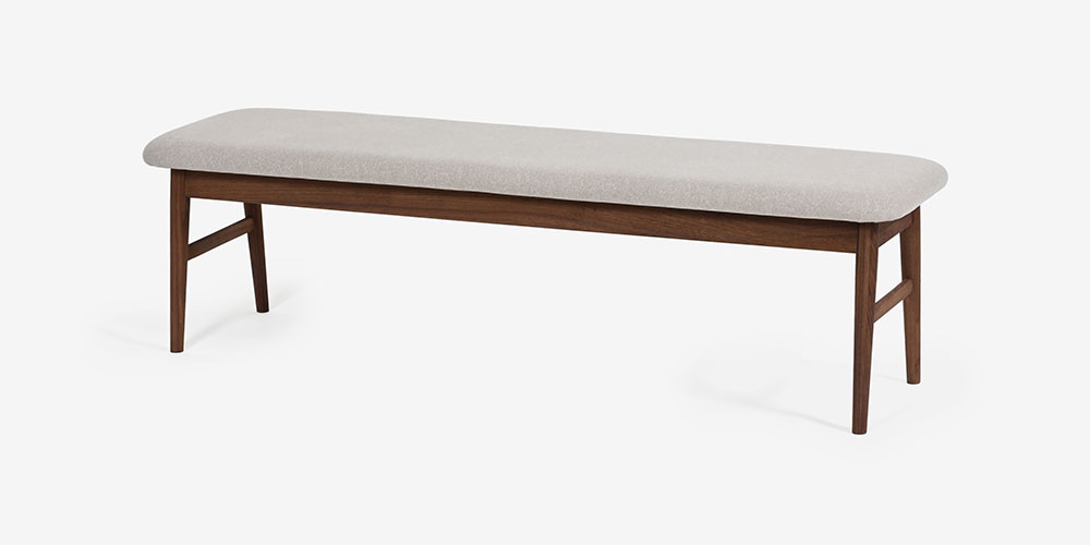 ウォールナット材（FWC）/布＃2C NWMG（マウスグレー）