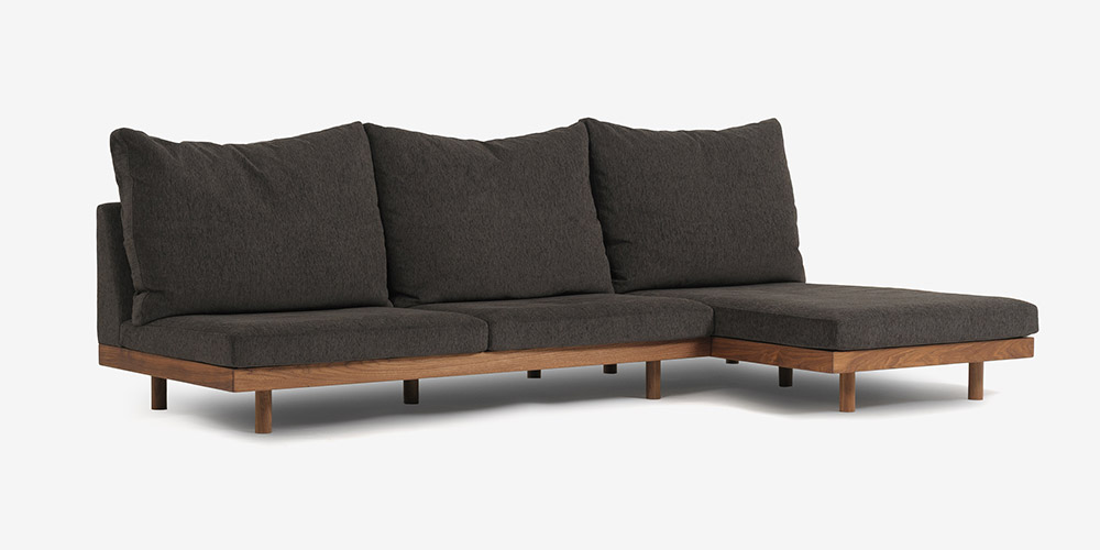 カウチソファ2点セット「DANISH GRANDE SOFA デニッシュグランデソファ」のメインイメージ