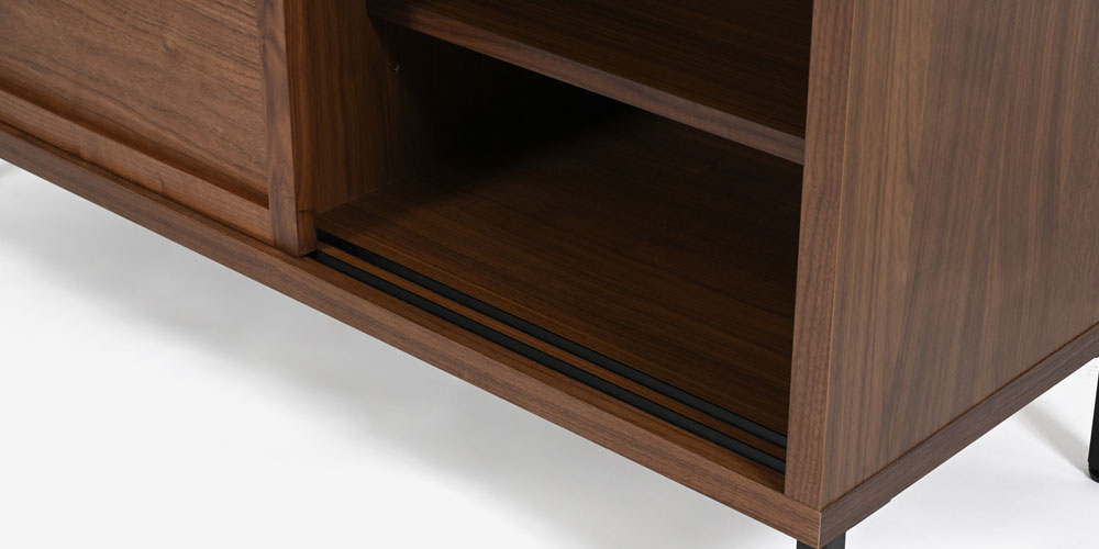 RE.カウンター幅120・WN色・下台板戸