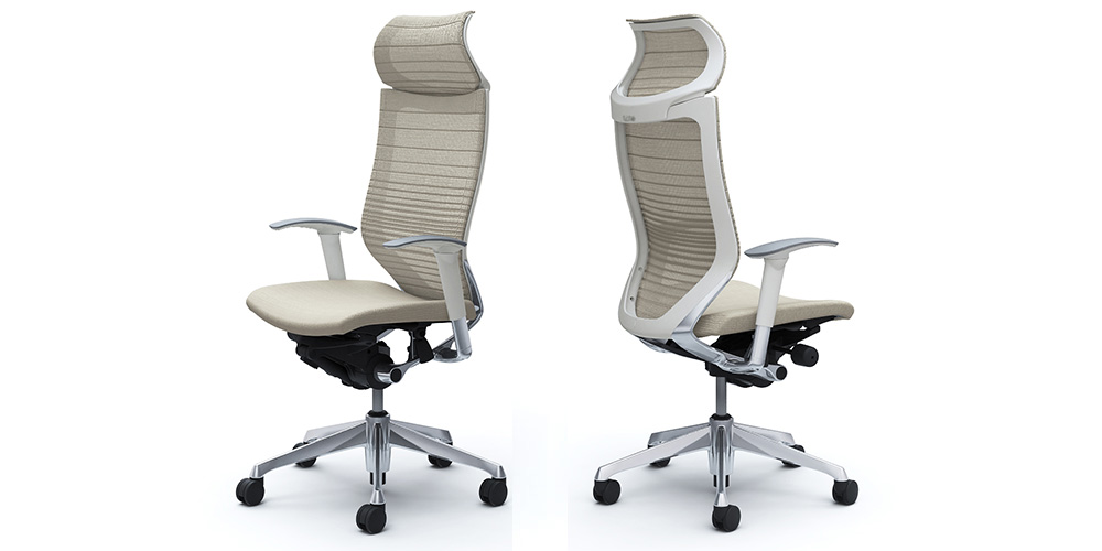 バロンチェア「CP87BW-FGR2」ホワイト色