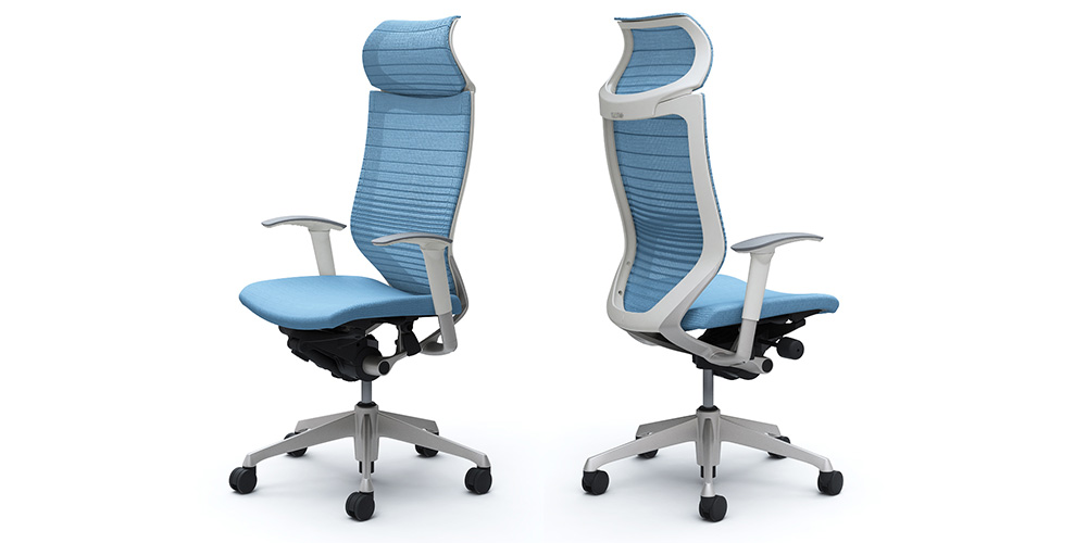 バロンチェア「CP87DW-FGR4」アクアブルー色