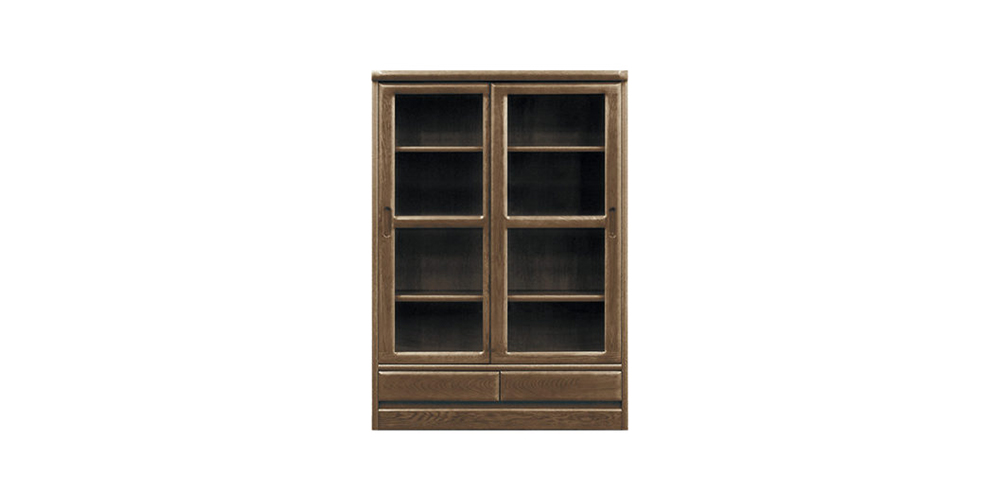 書棚No.3608H(W85)のカフェ色