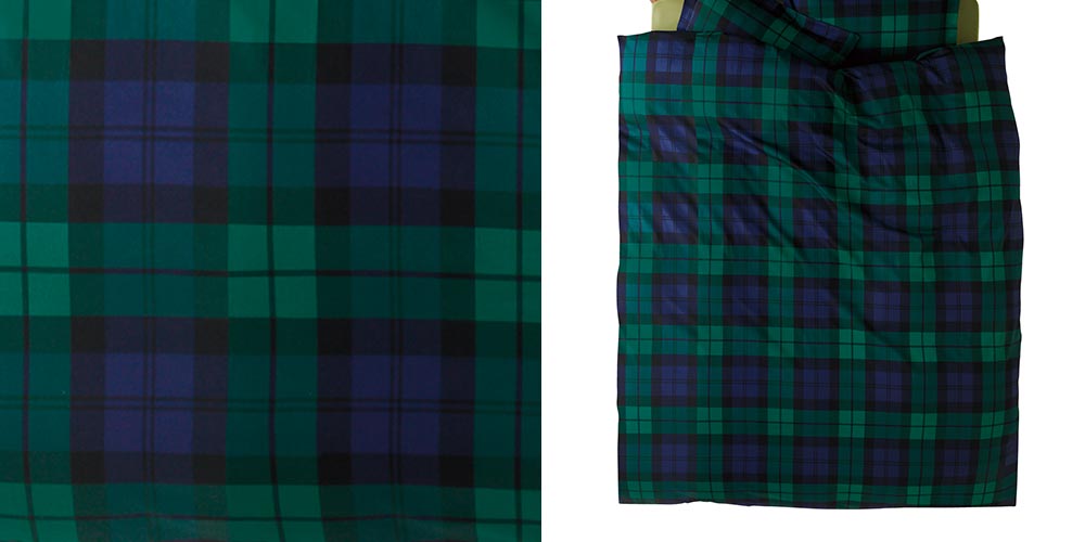 掛け布団カバー「URBANE CASA アレナ」グリーン