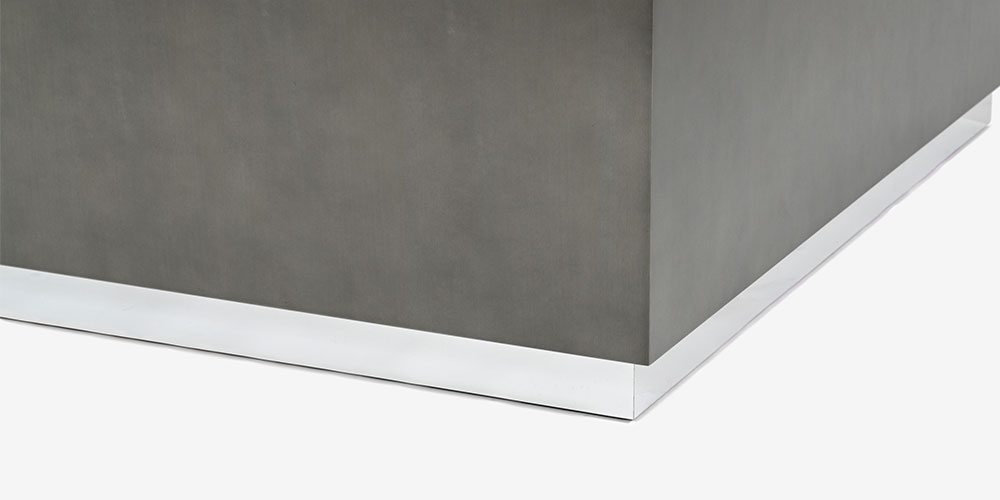 センターテーブル「デコレ2」のミラーパネル貼りのベース