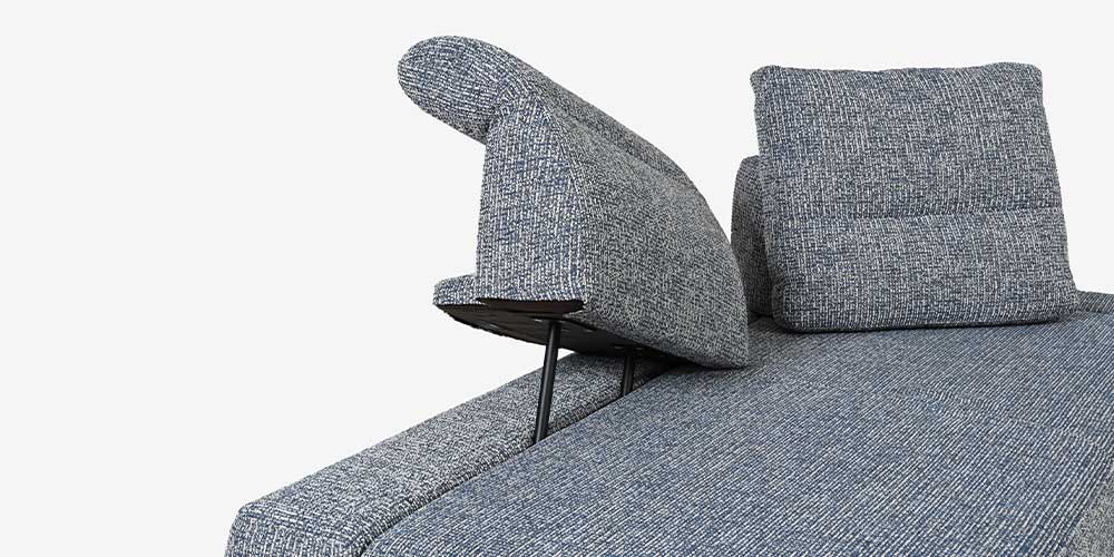 ミラージュの背クッション：(挿込タイプ・挿込可動タイプ)フレキシブルな背もたれ