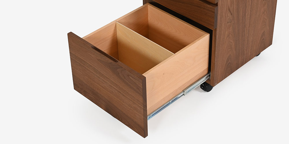 デスクドロワーズ「VEGET VGDD-N-WN」の下段引出し仕様